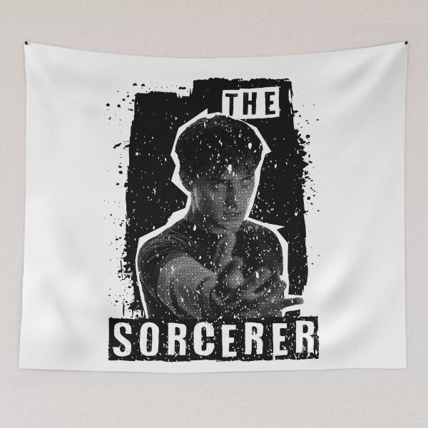 Item preview, STRANGER THINGS 5: THE SORCERER BLACK AND WHITE (GRUNGE STYLE) designed and sold by FunGangStore.