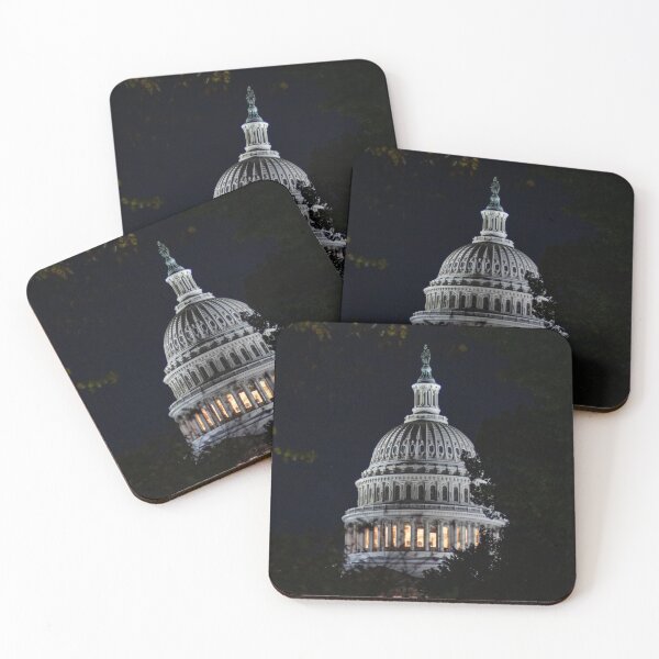 Item preview, US Capitol Dome at Night – Majestic Nighttime Architecture designed and sold by MECC-20.