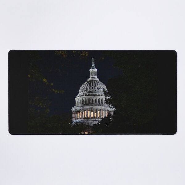 Item preview, US Capitol Dome at Night – Majestic Nighttime Architecture designed and sold by MECC-20.