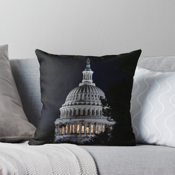 Item preview, US Capitol Dome at Night – Majestic Nighttime Architecture designed and sold by MECC-20.