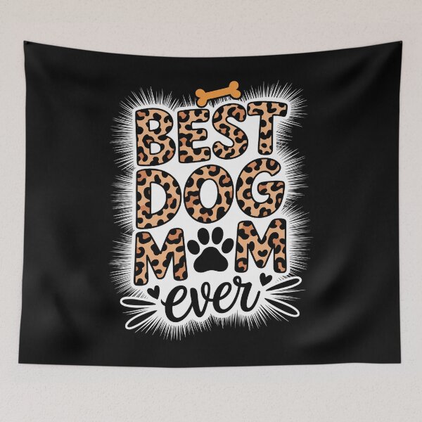 Item preview, Best Dog Mom Ever Bleached Mother's Day Dog Mommy Girl designed and sold by DentistLegal.