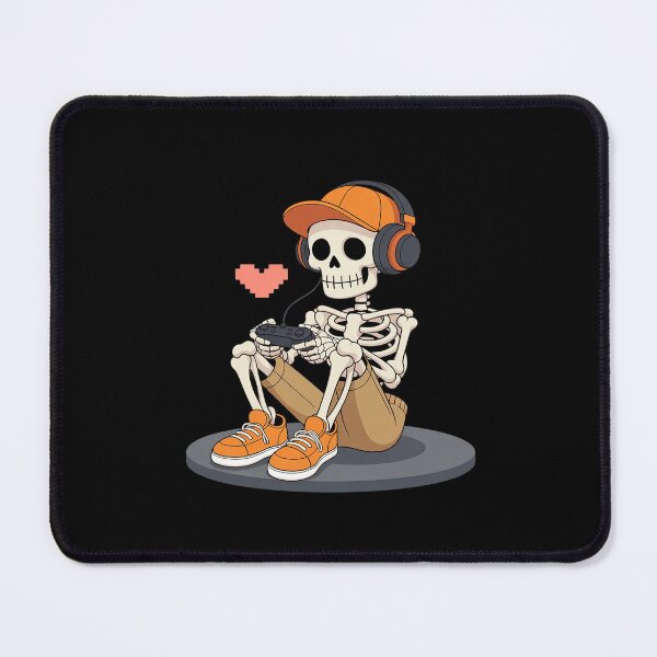 Artikelvorschau, Cooles Skelett Gaming Headset Gamer Halloween entworfen und verkauft von TechnicalSara.