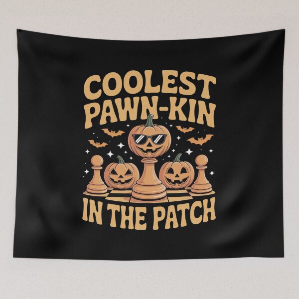 Item preview, Coolest Pawn-kin in The Patch Pawn Chess Halloween Pumpkin designed and sold by TechnicalSara.