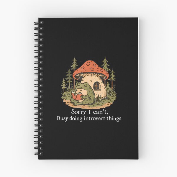 Item preview, Sorry I Can'T Busy Doing Introvert Things Frog Reading designed and sold by CarmelaConstan.