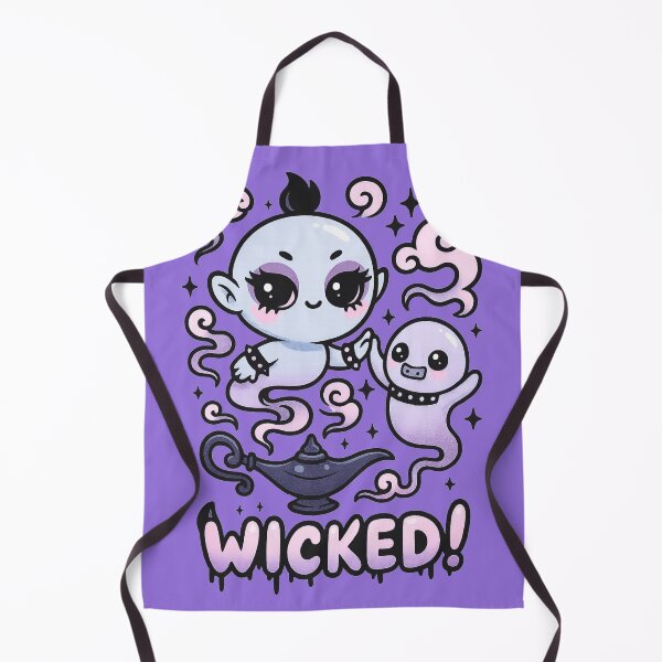 Item preview, WICKED! Kawaii Gothic Genie & Ghost High-Five designed and sold by JonelCrafts.