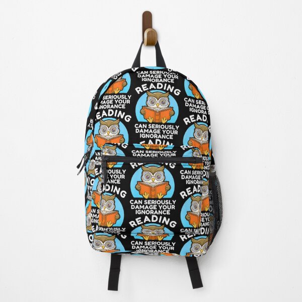 Item preview, Reading Can Seriously Damage Your Ignorance Book Read Owl designed and sold by BeulahJoseph.