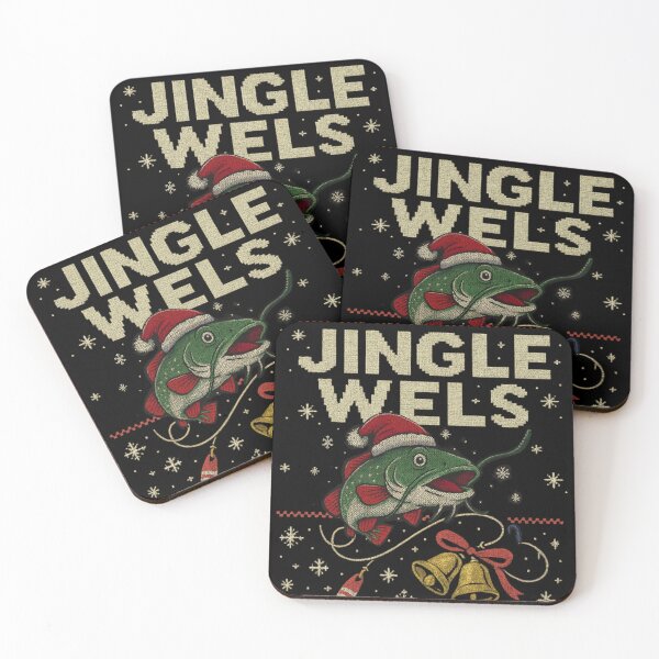 Item preview, Jingle Wels – Funny Angler Christmas Design designed and sold by Forty4design.
