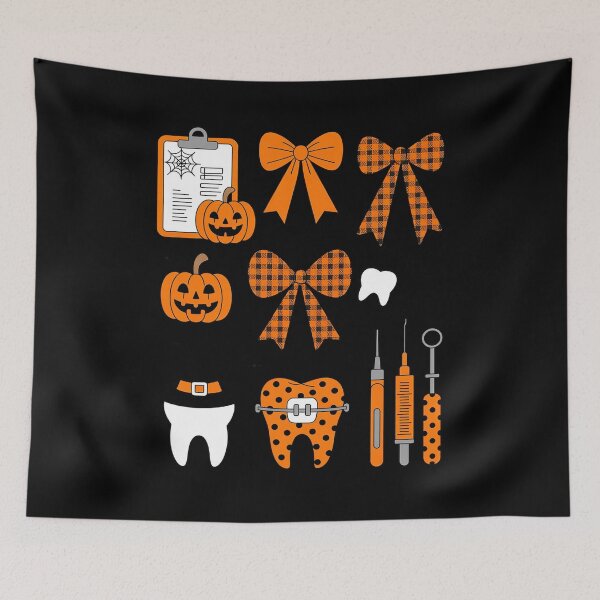 Item preview, Coquette Bow Dental Halloween Spooky Dentist Trick Or Teeth designed and sold by TechnicalSara.
