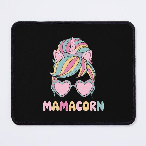 Item preview, Mamacorn Unicorn Messy Bun Mom Mother's Day Girl designed and sold by DentistLegal.
