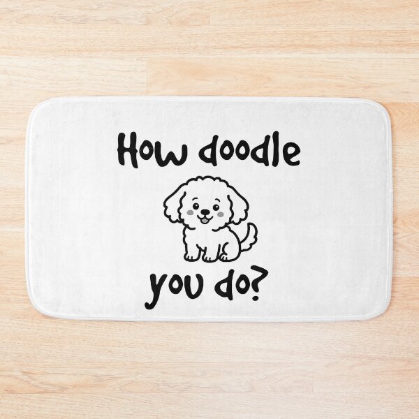 Item preview, How Doodle You Do? Cute Cavapoo Dog Pun Design designed and sold by Kristina Gale.
