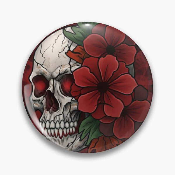 Item preview, Skull n roses  designed and sold by CorvusArts13.