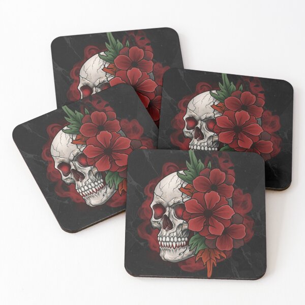 Item preview, Skull n roses  designed and sold by CorvusArts13.