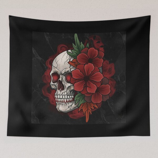 Item preview, Skull n roses  designed and sold by CorvusArts13.