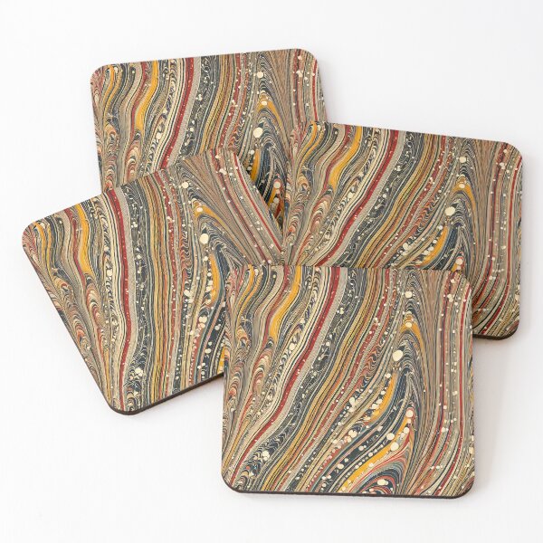 Item preview, Vintage Marbled Paper Pattern Retro Abstract Design designed and sold by PinUpPizzazz.