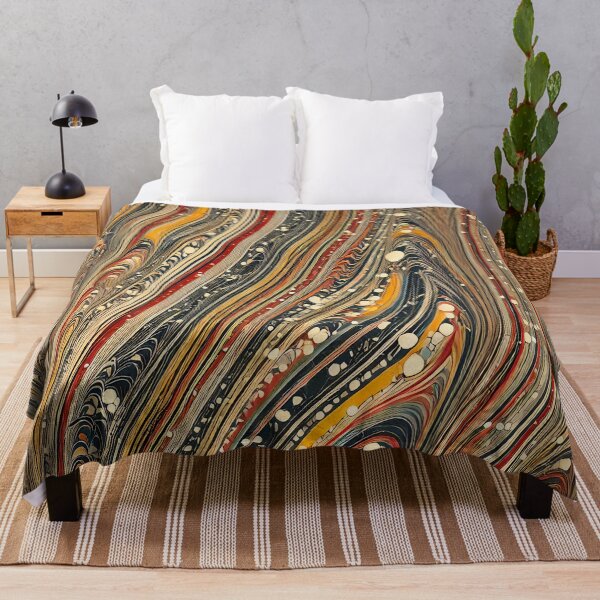 Item preview, Vintage Marbled Paper Pattern Retro Abstract Design designed and sold by PinUpPizzazz.