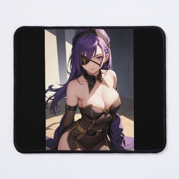 Item preview, Purple Haired Pirate Empress | Eye Patch Waifu designed and sold by iloveanimechibi.