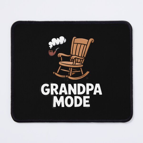 Item preview, Grandpa Mode Rocking Chair Pipe designed and sold by BeulahJoseph.