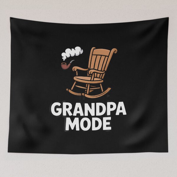 Item preview, Grandpa Mode Rocking Chair Pipe designed and sold by BeulahJoseph.