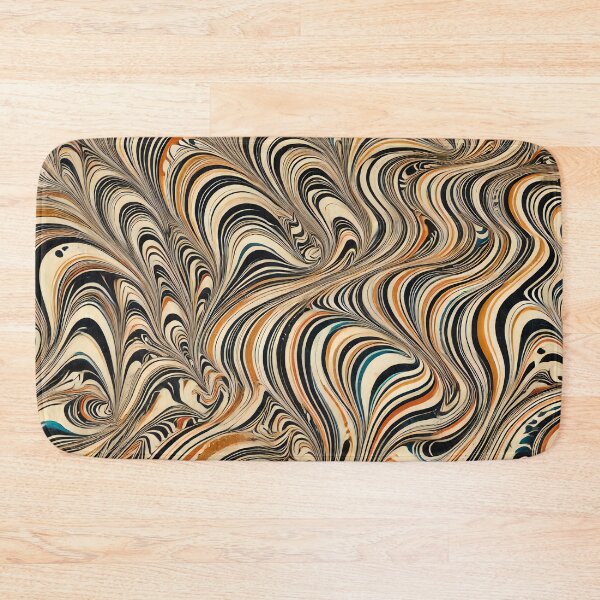 Item preview, Vintage Marbled Paper Pattern Retro Abstract Design designed and sold by PinUpPizzazz.