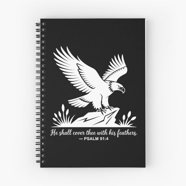Item preview, Christian Eagle Psalm 91:4 designed and sold by theartfulaspie.