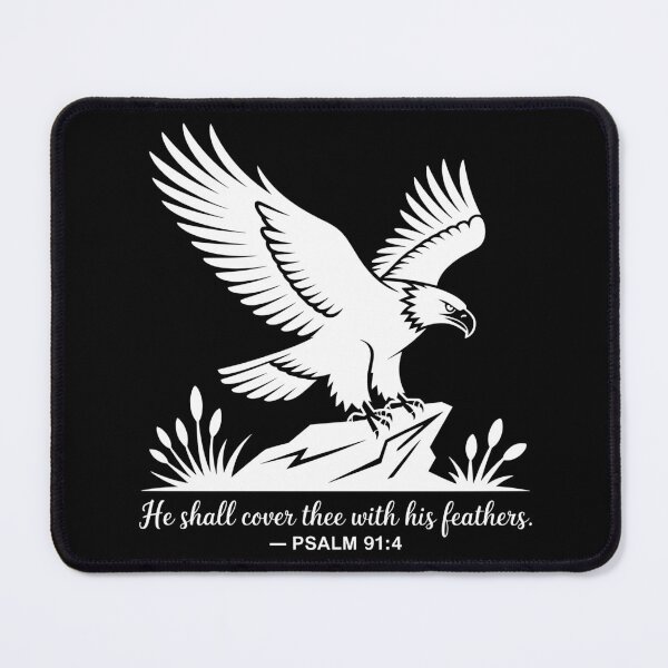 Item preview, Christian Eagle Psalm 91:4 designed and sold by theartfulaspie.