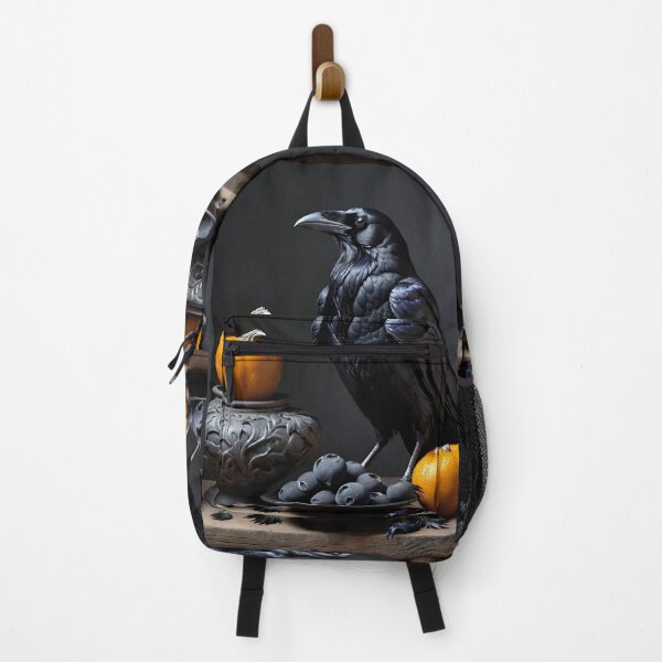 Item preview, Midnight Raven Still Life – Gothic Dark Academia Art designed and sold by AIQUEERART.
