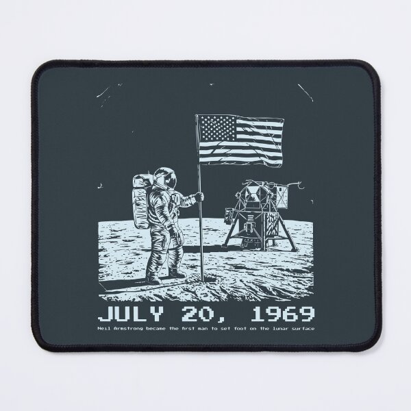Item preview, Apollo 11 Moon Landing July 20, 1969 Astronaut Flag designed and sold by KiwiRider.