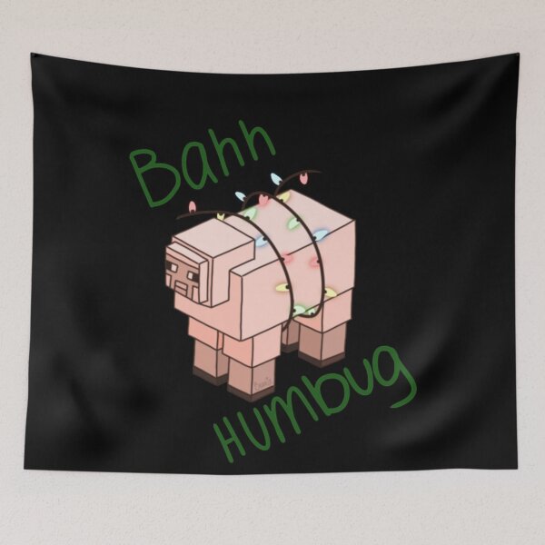 Item preview, Bahh Humbug Funny Christmas Sheep Pun designed and sold by DemetMath.