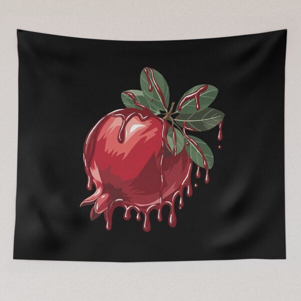 Item preview, Dripping Pomegranate T-Shirt Design designed and sold by TinaMDedrick.