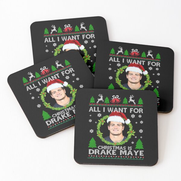 Item preview, All I Want for Christmas Is Drake Maye designed and sold by MarlinConroy.