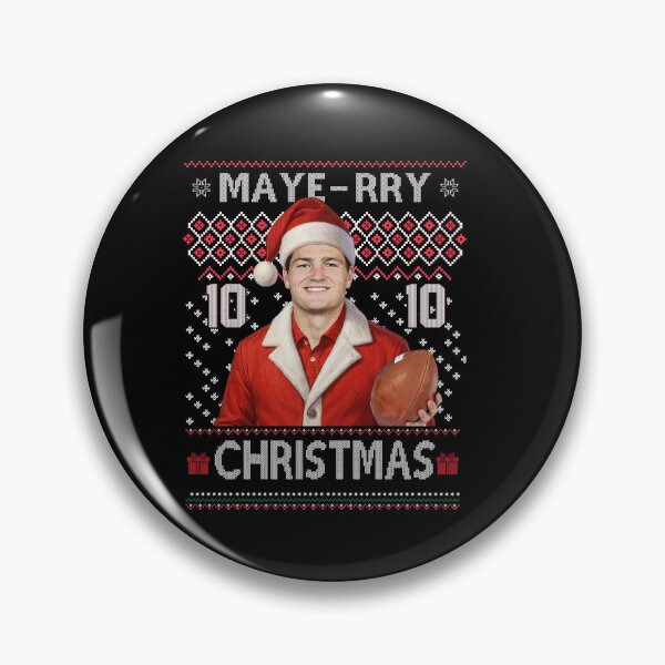 Item preview, Drake Maye Christmas Holiday Jumper, Maye-rry Christmas Ugly Xmas designed and sold by MarlinConroy.