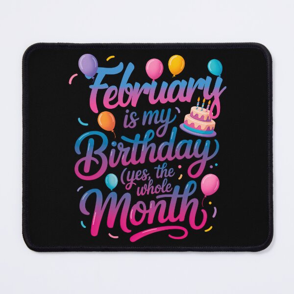 Item preview, February Is My Birthday Month  Whole Month Party Balloons designed and sold by KristenosNehk.