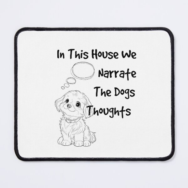 Item preview, Cute Doodle Dog Thinking – Cavapoo Sketch Design designed and sold by Kristina Gale.