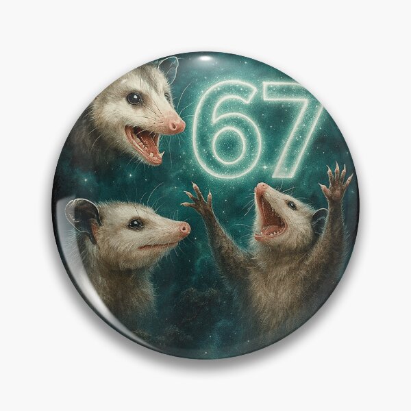 Item preview, Opossum Six Seven 6 7 Meme Possum designed and sold by Angryblu3.