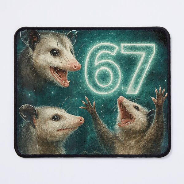Item preview, Opossum Six Seven 6 7 Meme Possum designed and sold by Angryblu3.