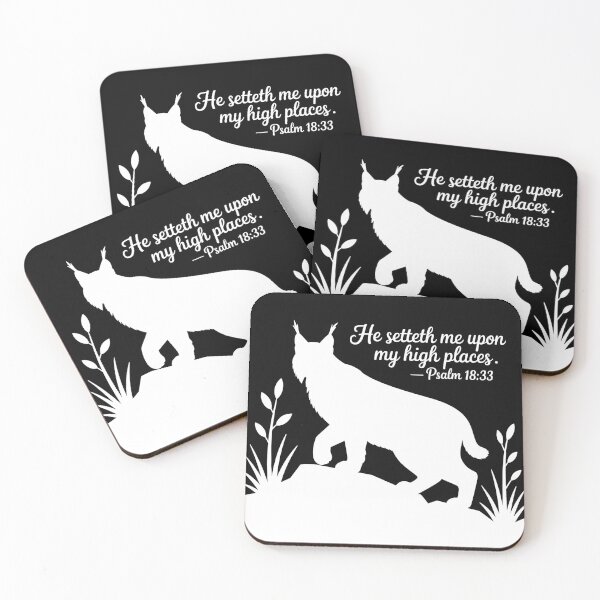 Item preview, Christian Bobcat Psalm 18:33 designed and sold by theartfulaspie.