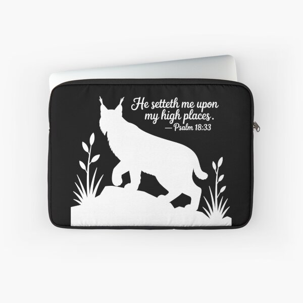 Item preview, Christian Bobcat Psalm 18:33 designed and sold by theartfulaspie.