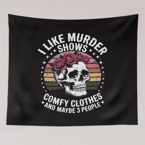 Item preview, I Like Murder Shows Comfy And Maybe 3 People designed and sold by BotboutiquePre.