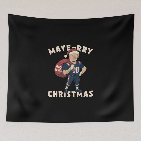 Item preview, Drake Maye New England Christmas designed and sold by MarlinConroy.