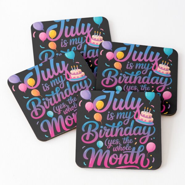 Item preview, July Birthday Month  The Whole Month Celebration Tee designed and sold by KristenosNehk.