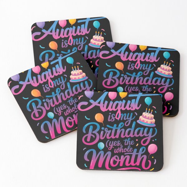 Item preview, August Is My Birthday Month  Whole Month Party Balloons designed and sold by KristenosNehk.