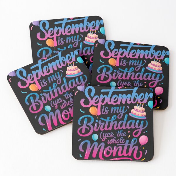 Item preview, September Is My Birthday (Yes, The Whole Month) Balloons Tee designed and sold by KristenosNehk.