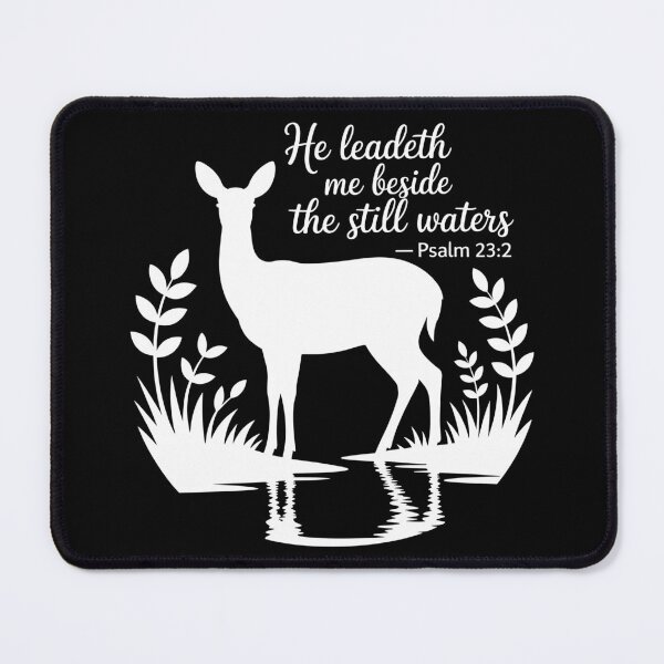 Item preview, Christian Doe Psalm 23:2 designed and sold by theartfulaspie.