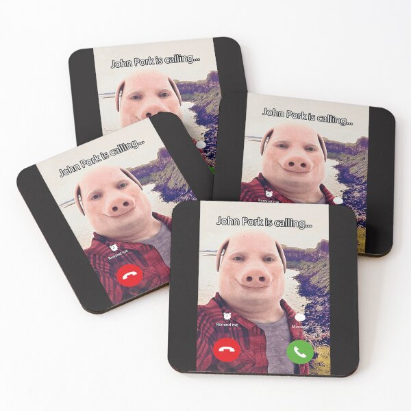 Item preview, John Pork Is Calling Funny Answer Call Phone designed and sold by MaritzaVande.