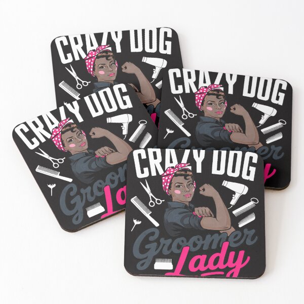 Item preview, Grazy Dog Groomer Lady Pet Stylist Dog Grooming designed and sold by BotboutiquePre.