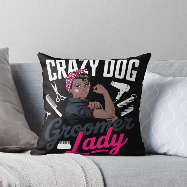 Item preview, Grazy Dog Groomer Lady Pet Stylist Dog Grooming designed and sold by BotboutiquePre.