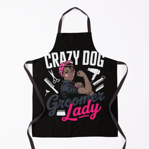 Item preview, Grazy Dog Groomer Lady Pet Stylist Dog Grooming designed and sold by BotboutiquePre.