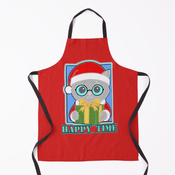 Item preview, Gray cat in a Christmas theme designed and sold by DigitalArtTK.