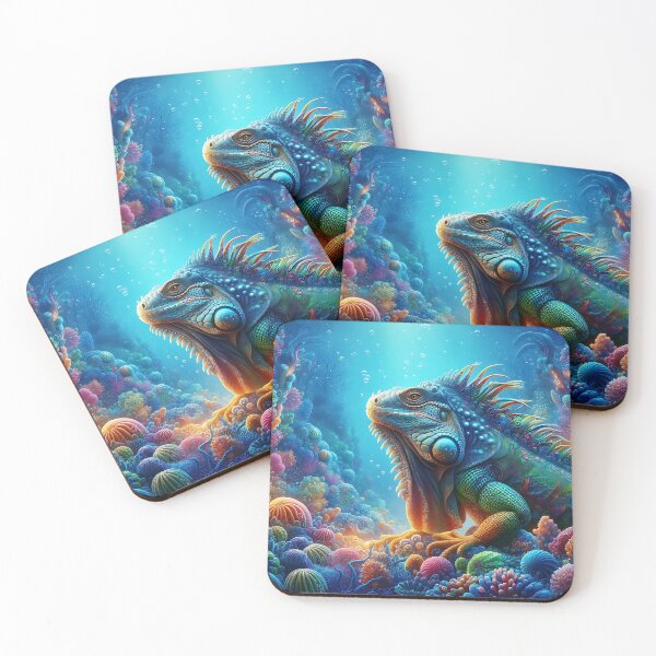 Item preview, Colorful Iguana designed and sold by GalleryBrisArt.