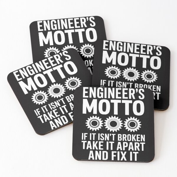 Item preview, Engineer's Motto - Sarcastic Engineering designed and sold by BotboutiquePre.